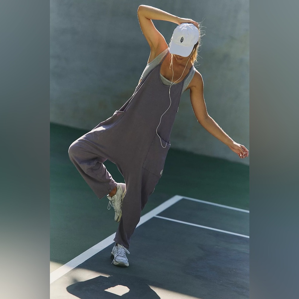 Free People Hot Shot Onesie in Graphite